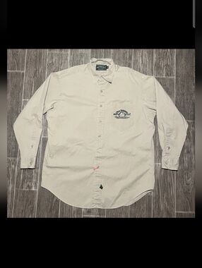 VTG Polo Country Ralph Lauren Sportsman Fishing Tackle Button Shirt 90s Mens Med